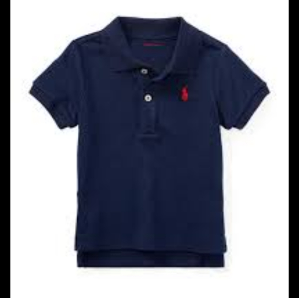 Polo Ralph Lauren Navy Blue Polo Shirt Size M 10